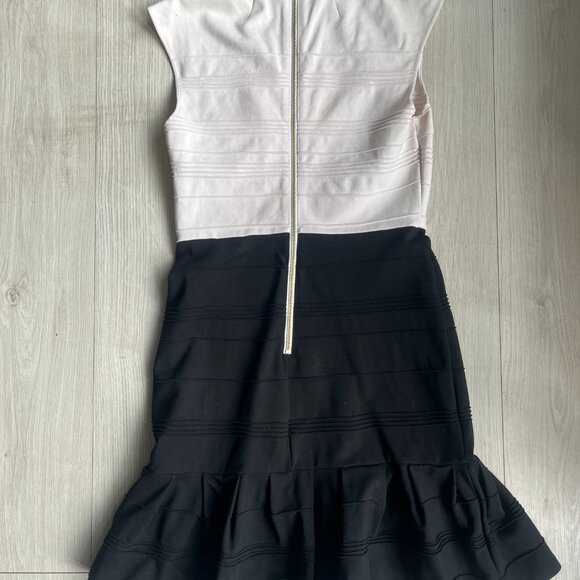 Ted Baker London Colorblock Fit & Flare Dress Size 3 (US 6) - Picture 2 of 6